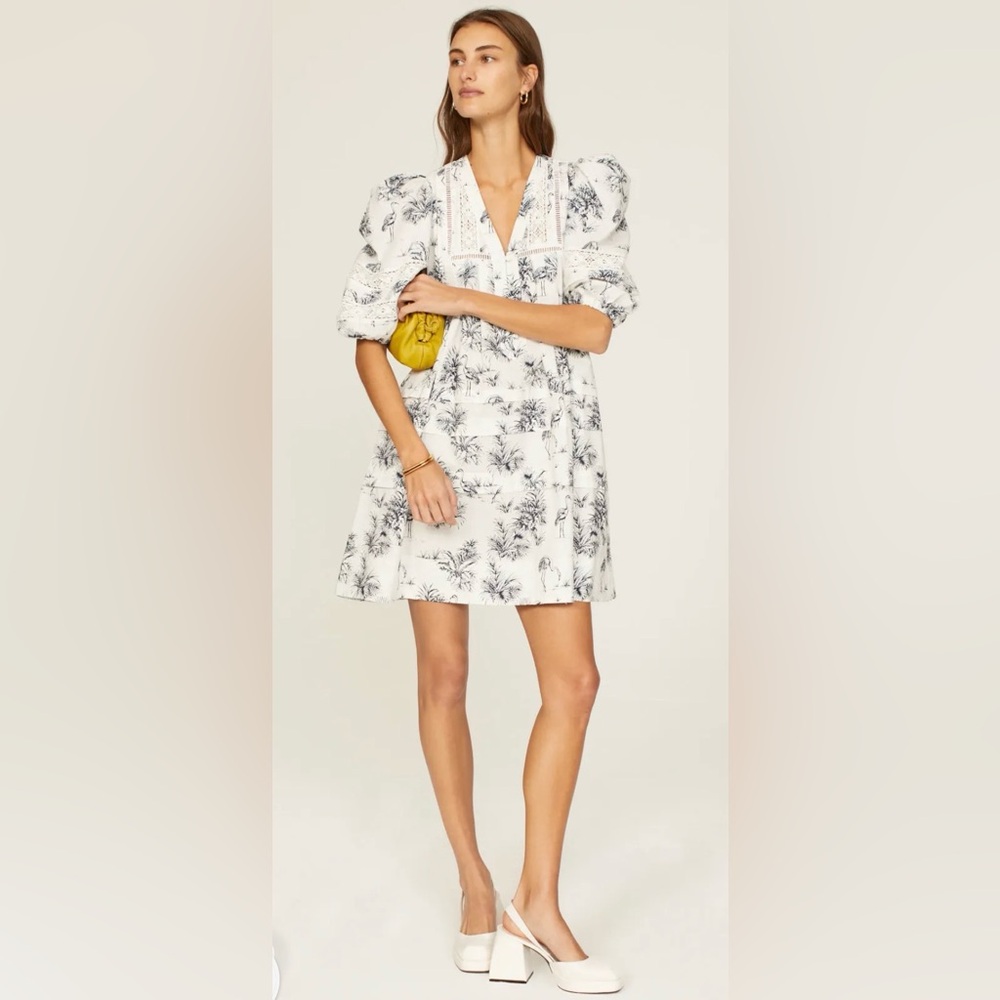 Hunter Bell - Jenkins Dress Flamingo Print